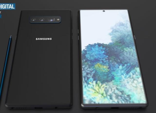 三星Note 20曝光：骁龙865 5000mAh大电池，华为Mate 40有对手了
