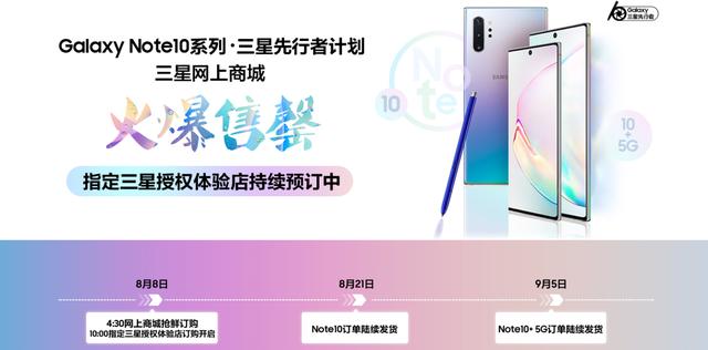 三星Note10系列太火爆！莫奈彩、密斯白和麥昆黑通通首