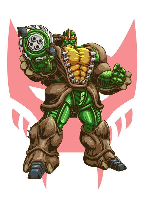 变形金刚之猛兽侠巨无霸科学探索小队人物插画集你最喜欢哪个角色