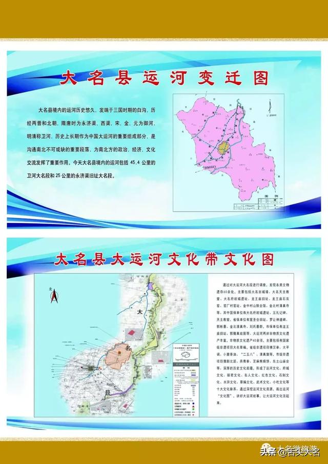 河北省大名縣與大運河文化帶的故事，你知道嗎？