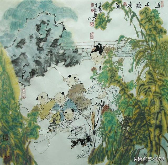 中国美术学院教授徐默人物画作品欣赏